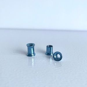 Titanium Internally Threaded Eyelet Tunnel Gauge Plug - 2ga / 6mm